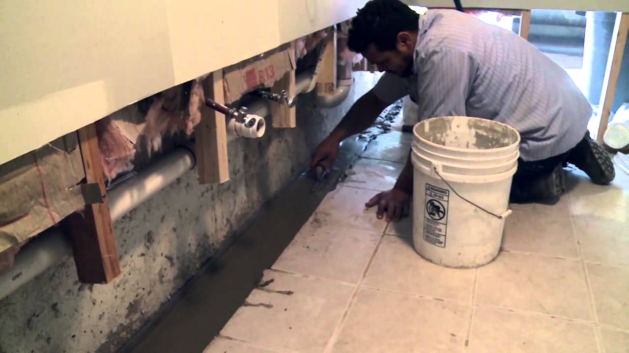 Elevator pit pipe penetration sealing