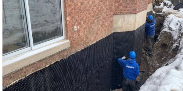 DryShield 2026 exterior waterproofing installation in Toronto