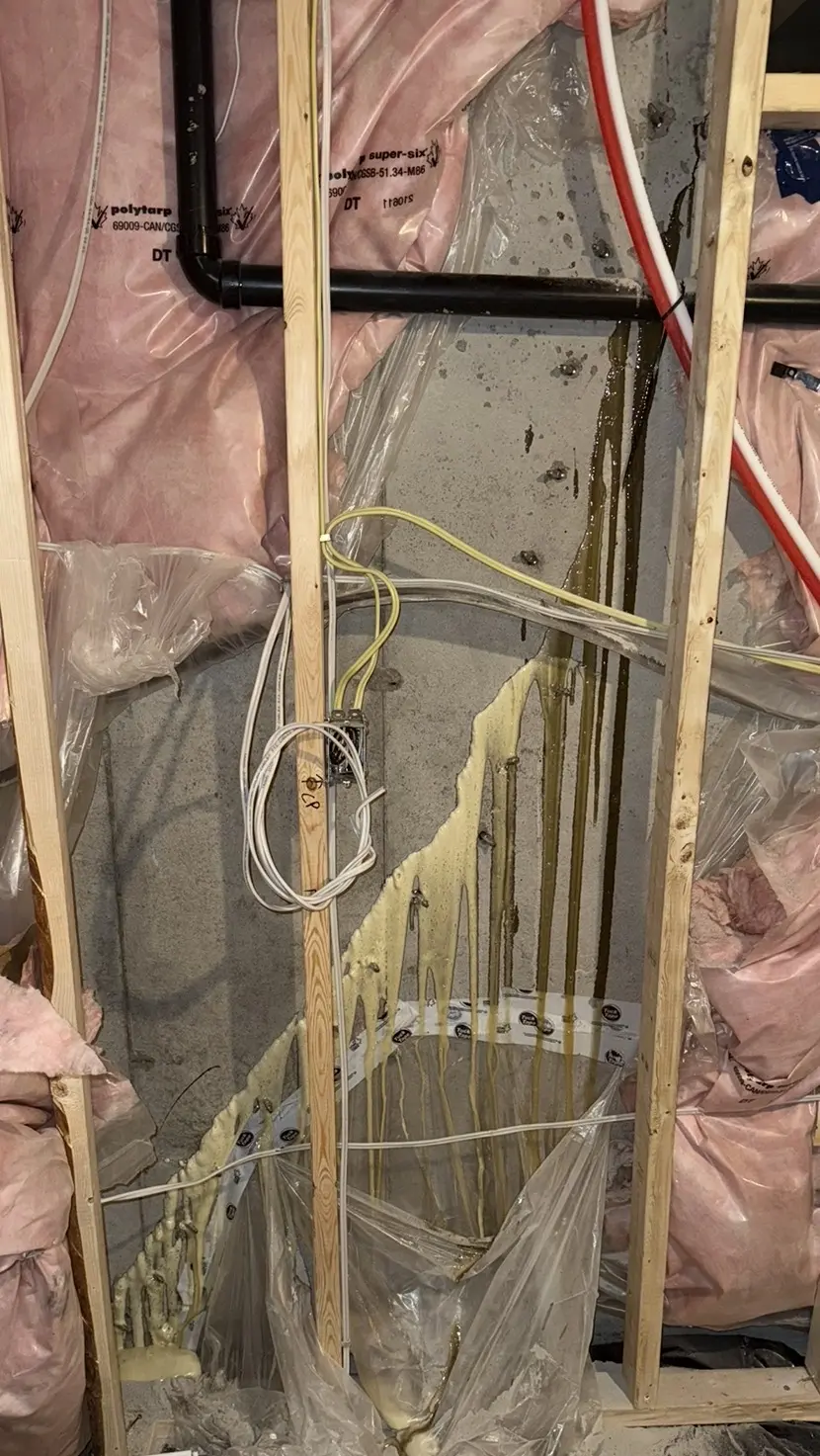 Suspended slab and soffit crack injection