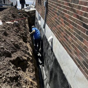 Outside Basement Waterproofing