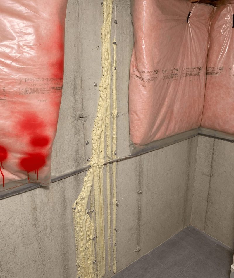 Interior weeping tile and basement waterproofing in North York